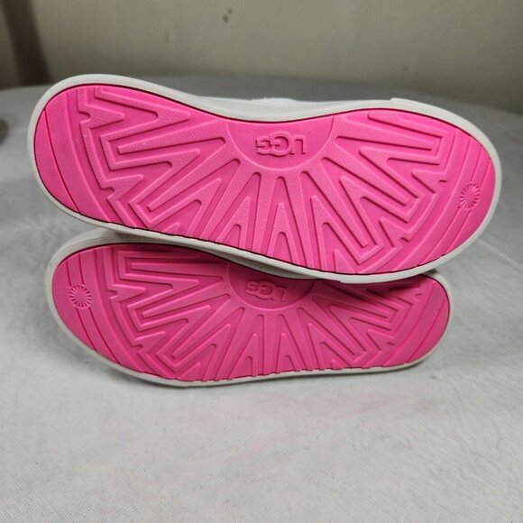 UGG Women's Size 5 Aivey Slingback Leather Shoes Slip On White Green  116 - Picture 10 of 11